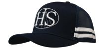 Amercian Premium Twill with Mesh Deep Fit Trucker with Stripes