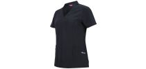 Ladies NU Mandarin Collar Srub Top
