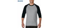 Gildan Heavy Cotton Adult 3/4 Raglan T-Shirt