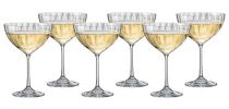 Waterfall Cocktail Saucer Set of 6
