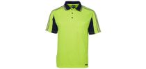 Hi Vis SHORT SLEEVE POLO WITH ARM TAPE
