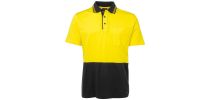 Hi Vis Short Sleeve Cotton Polo