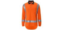 Hi Vis (D+N) LONG SLEEVE TTMC-W TRADITIONAL POLO