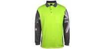 Hi Vis LONG SLEEVE SOUTHERN CROSS POLO