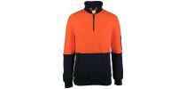 Hi Vis 310 Cotton 1/2 Zip Fleece