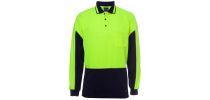 Hi Vis LONG SLEEVE GAP POLO