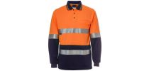 Hi Vis Long Sleeve (D+N) Trad Polo