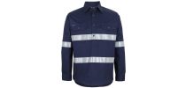 JB's Close Front L/S 150G W/Shirt Reflective Tape
