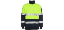 Hi Vis (D+N) 1/2 Zip Fleecy Sweat