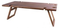 Folding Picnic Table Large Rectangle Acacia