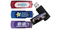 Dome Rotate Usb With Coloured Clips (Indent Only)