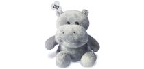 Soft Toy Hippo Plush Material With Tag For Printing