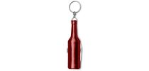 Metal Bottle Shaped Key Holder With Knife And Bottle Opener