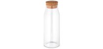 1L Glass Bottle with Cork Lid