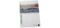 A4 wiro bound wall calendar