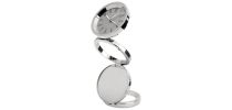 Telescopic Desk Metal Clock