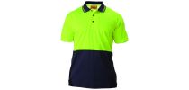 Hi Vis Polo Shirt - 2 Tone Short Sleeve