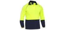 Two Tone Hi Vis V-Neck Polo Shirt