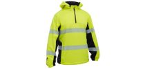 FLX & Move Hi Vis Taped Liquid Repellent Fleece Hoodie