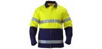 3M Taped Hi Vis Drill Jacket - 2 Tone W/ Padded Lining