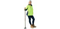 Womens Hi Vis Liquid Repellent Fleee Hoodie