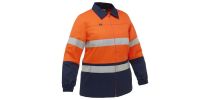 Women's Taped Hi Vis Drill Jacket