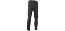 Stretch Cotton Drill Cargo Pants - Black