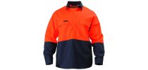 Closed Front Hi Vis Shirt - Indura Ultra Soft Flame Resistant