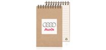 Ecologic Notepad Recycled Paper Spiral Bound - Natural