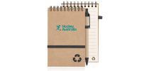 Eco Notepad Recycled Paper Spiral Bound with Z244 - Natural