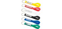 Silicone Sling Keyring with Dome