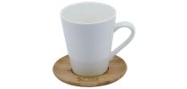 Carmel Vee Mug & Saucer Set
