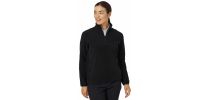 Womens Polar Fleece Zip Neck Pullover