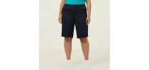 P/V Gaberdine Womens Secret Waist Short
