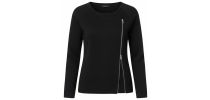 Angled Zip Cardigan