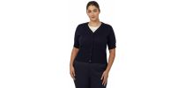 Short Sleeve Rib Cardigan