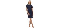 Short Sleeve Detail Ladies Dress