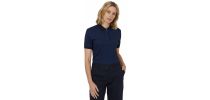 Ladies Textured Short Sleeve Polo