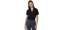 Matt Jersey V Neck Short Sleeve Top