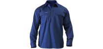 Coldblack Treated Drill Shirt - Closed Front Long Sleeve