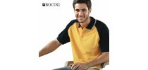 Unisex Adults Three Tone Polo