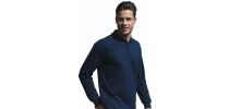 Men's Long Sleeve Basic Polo