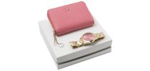 Set Beaubourg Corail (mini Wallet & Watch)