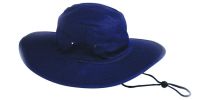 Poly/Cotton Sun Hat Blue - Medium