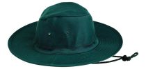 Poly/Cotton Sun Hat Green - Medium