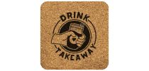 Vineyards Cork Coaster-Square
