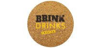 Vineyards Cork Coaster-Round