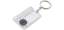 Thermometer Compass Keyring