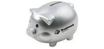 Coin Bank Pig Shape with Silver