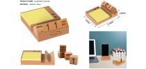 Bamboo Calendar And Memo Pad